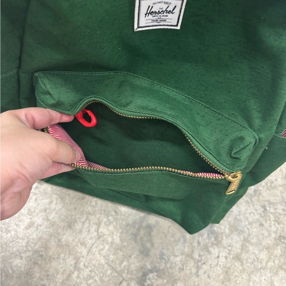 Herschel Supply Co Nova Mid-Volume Backpack in Eden Green Slub - Picture 6 of 7